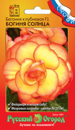Бегония Богиня Солнца F1 клубневая 5шт НК`