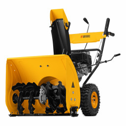 Бензиновая снегоуборочная машина SBM 610, 212 cc, ручной старт, фара Denzel