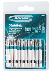 Бита GROSS PH2х50, сталь S2, (поштучно)