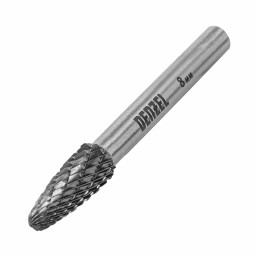 Борфреза DENZEL твердосплавная, параболическая, тип-F, 8 мм