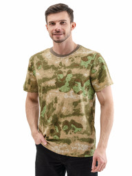 Футболка Мох зелёный Горизонт