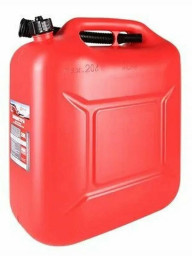Канистра 20 л 3TON PROFI КРАСНАЯ для топлива в комплекте крышка и лейка