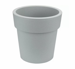 Кашпо Тубус пластиковое 2,5л со вставкой смоки М 3165