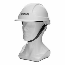 Каска защитная ударопрочная, ABS/PC, плавная регулировка, модель «Форвард» (К-05)белая Denzel