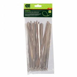 Хомуты, 200 х 4.6 мм, нержавеющая сталь, 50 шт Сибртех