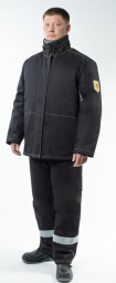 Костюм зимний мужской ЛАВА черный КРЕПЫЖ