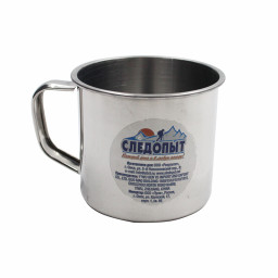 Кружка СЛЕДОПЫТ нерж. d 8 см, 350 мл