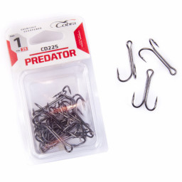 Крючки-двойники Cobra сер. CD225 разм.001 25шт.