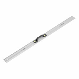 Линейка-уровень, 1000 мм, металлическая, пластмассовая ручка 2 глазка Matrix