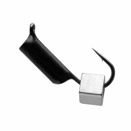 Мормышка вольф. Гвоздекубик 0,6г гвоздик d2 серебро  Premier Fishing