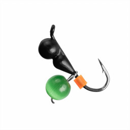 Мормышка вольф Самка муравья с ушком 3мм 0,7гр Bl кошач. глаз G (MW-5530-BL/G) Helios