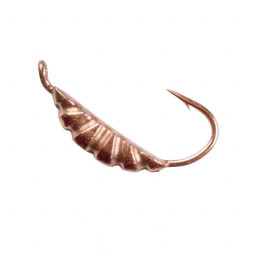 Мормышка вольфрам Опарыш с ушком 2,5мм 0,3гр Cu Helios