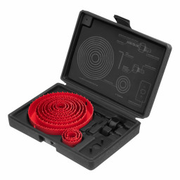 Набор кольцевых пил по дереву, 19-127 мм, 12 предметов Matrix