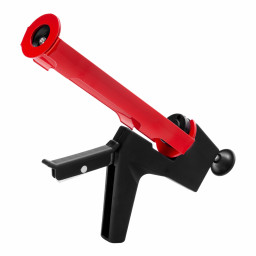 Пистолет для герметика, 310 мл, "полуоткрытый", противовес, круглый шток 8 мм Matrix