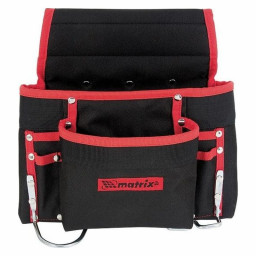 Подсумок поясной 8 карманов держатель для молотка, для клещей МАТRIХ
