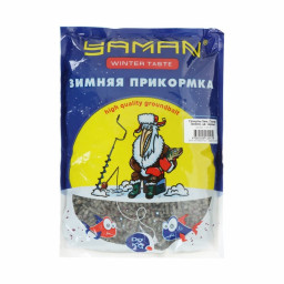 Прикормка Yaman Winter Taste Плотва зимняя (кокос), цв. чёрный, 700 г