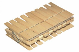 Прищепка бельевая деревянная набор 20шт