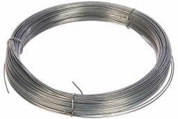 Проволока стальная 50 м оцинкованная термообработанная 1,0 мм Сибртех