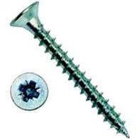 Саморез оконный фурн. Daxmer 4,1х25  белый цинк, острый, раззенковка