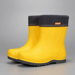 Сапоги детские демисезонные Rocket ЭВА+ПУ желтые/серые Nordman