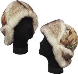 Шапка зимняя МАЛАХАЙ песец КРЕПЫЖ