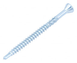 Шуруп 3,2*20 для полов и паркетов белый цинк