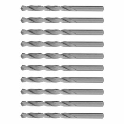 Сверло по металлу, 8 мм, полированное, HSS, 10 шт, цилиндрический хвостовик Matrix