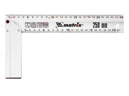 Угольник 250 мм алюминиевый литой "МАТRIХ"