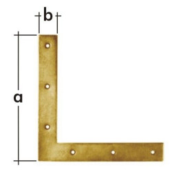 Уголок оконный NA4 300*40*3 мм