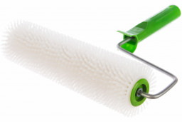 Валик игольчатый 240 мм для наливных полов с ручкой Сибртех